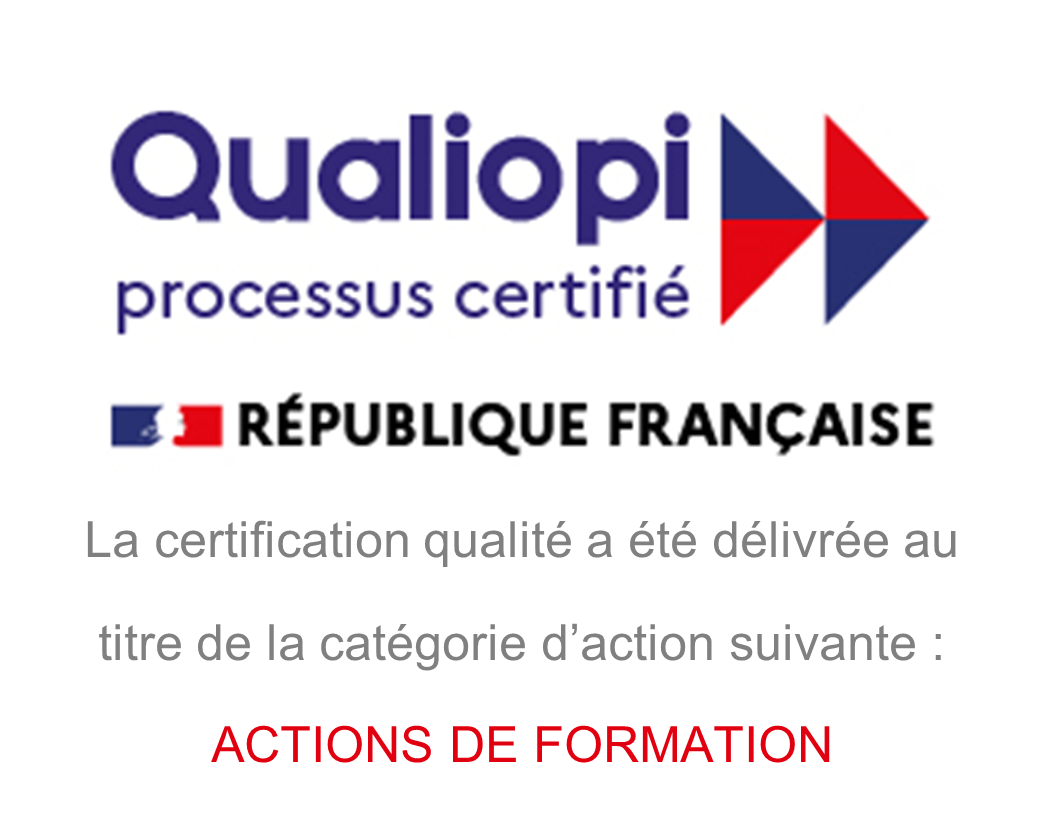 Logo Qualiopi avec texte